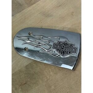 Harley Davidson Chrome Flame Motorcycle Air Cleaner Trim Cover Fairing Accent